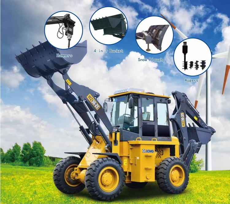 3ton Chinese New RC Backhoe Wheel Loader with Excavator with Good Price