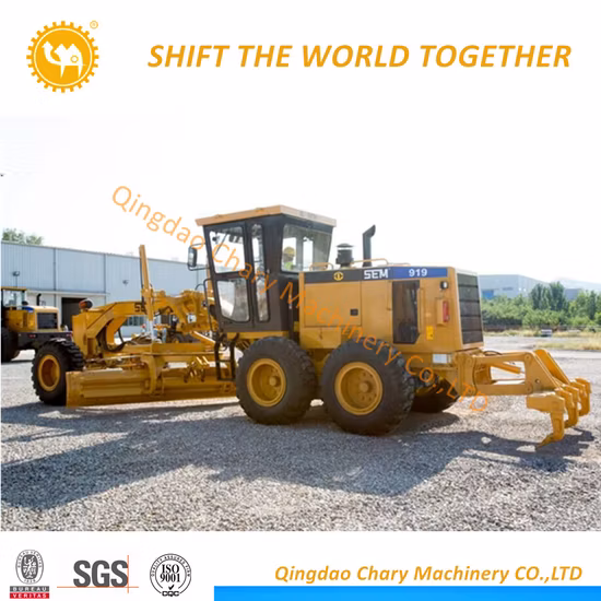 Niveleuse à moteur de machines de construction Sem919 190HP/ niveleuse de route